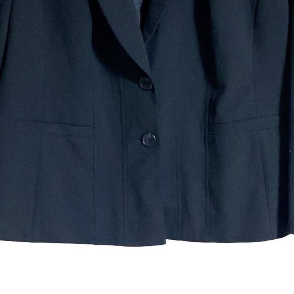 Sejour Women's Black Blazer Jacket Size 18W - NWT - Classic & Versatile Chic - Picture 4 of 12